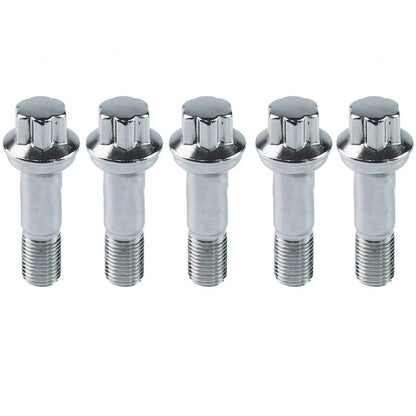 5pcs Wheel Lug Bolts for Mercedes-Benz C180 C200 CL500 Maybach 57 62
