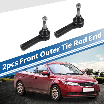 2 x Front Outer Tie Rod End Links for Buick LaCrosse Regal Verano