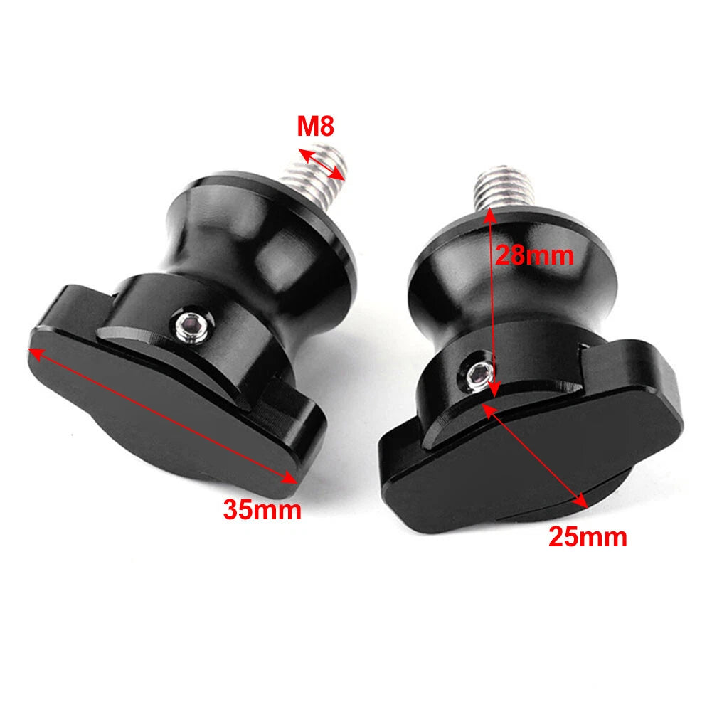 2 x Swingarm Sliders Spools for Honda CBR600RR (2003-2017) - Orange