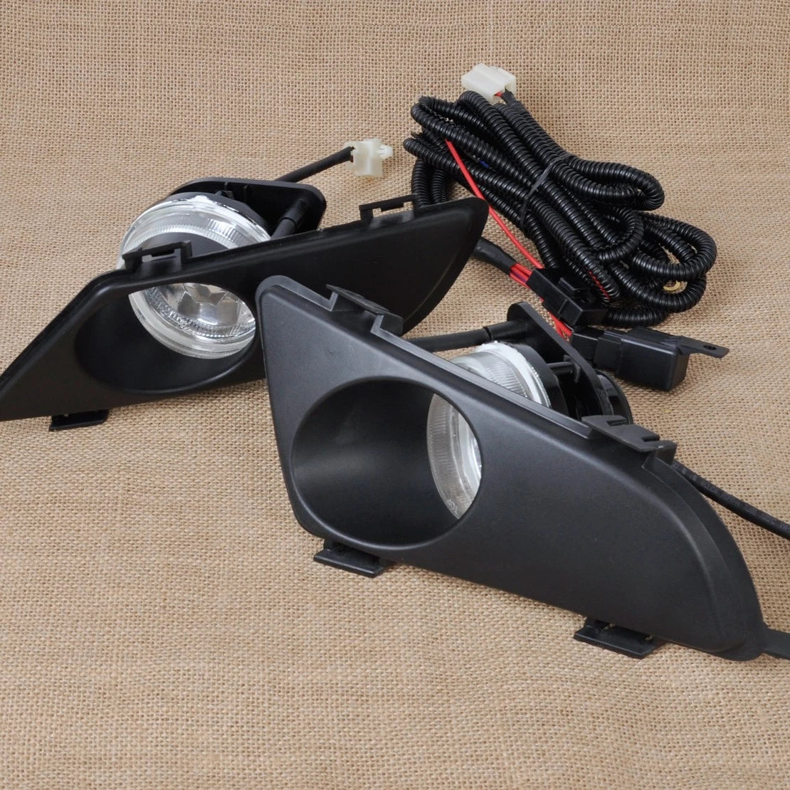 Clear Fog Light Lamps for Mazda 6 with Wiring Kit (2014-2021)