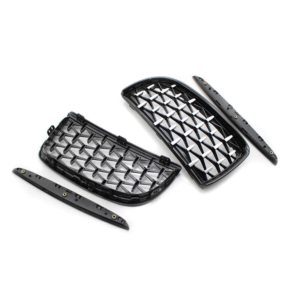 Black Frame & Chrome Grille for BMW E90 (2005-2008)