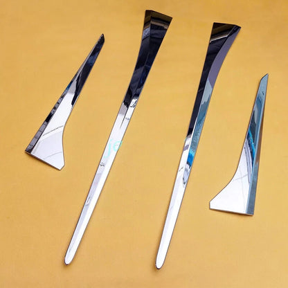 4x Chrome Door Body Side Molding Cover Trims for Lexus UX200 UX250h UX300 (2019–2024)
