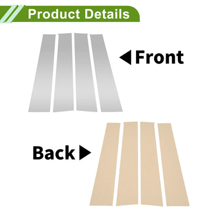 4 Pcs Pillar Window Trim for Dodge Ram (2009 - 2018)