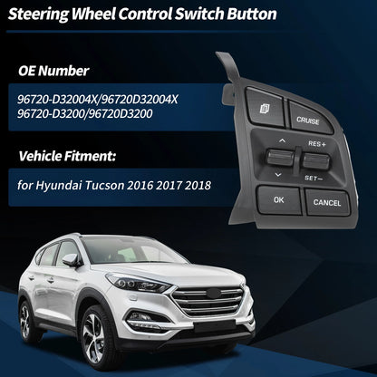 Right Steering Wheel Cruise Control Switch for Hyundai Tucson (2016-2018)