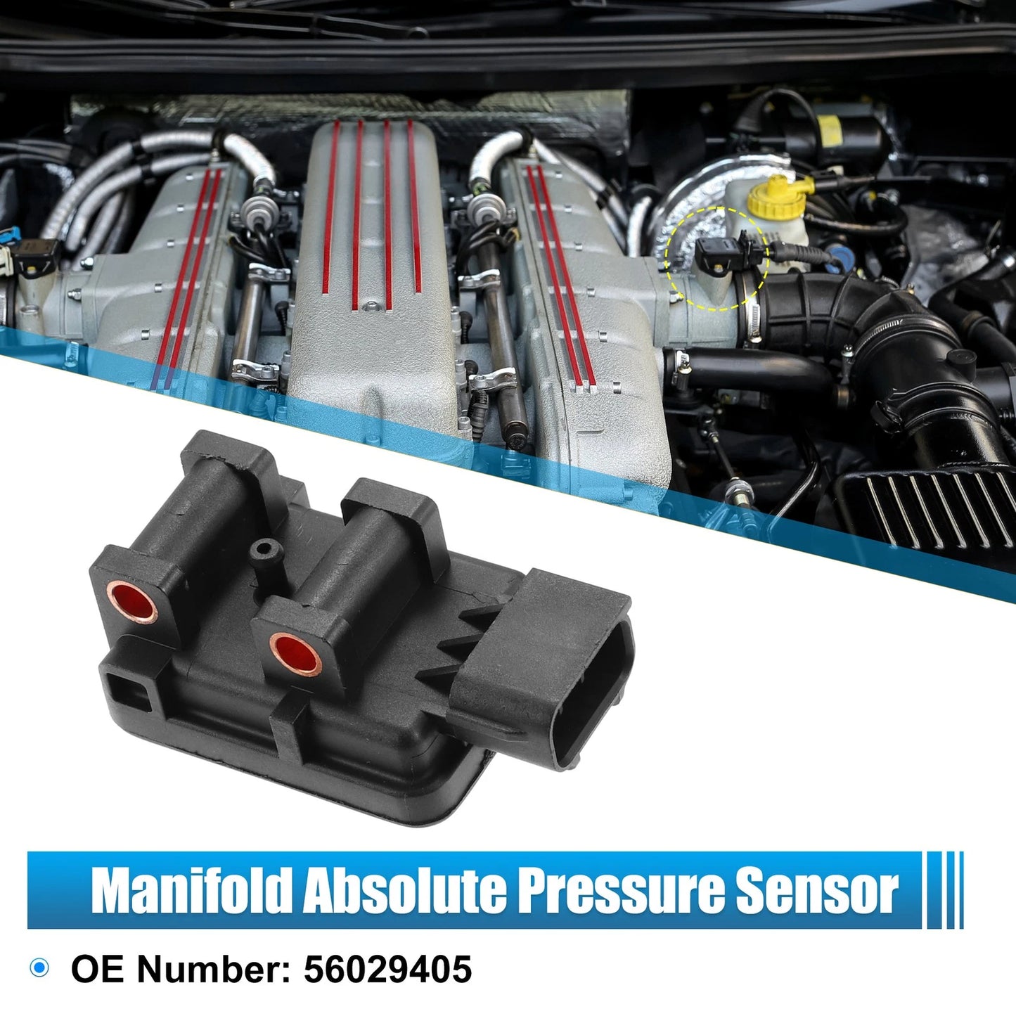 Manifold Absolute Pressure Sensor for Dodge Dakota Jeep Wrangler