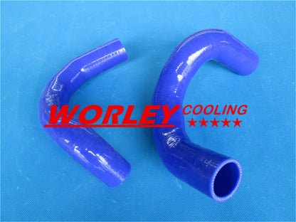 Aluminum Radiator & Blue Silicone Hose for Holden EJ/EH 179 2.9L L6 (1962-1965)