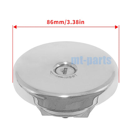 Fuel Gas Tank Cap Cover Keys for Kawasaki VN1500 Vulcan 1500 Classic (2001-2008)