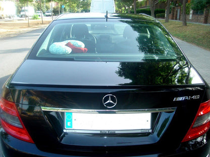Boot Lip Spoiler for Benz W204 C300 C250 (2008-2015) Obsidian Black