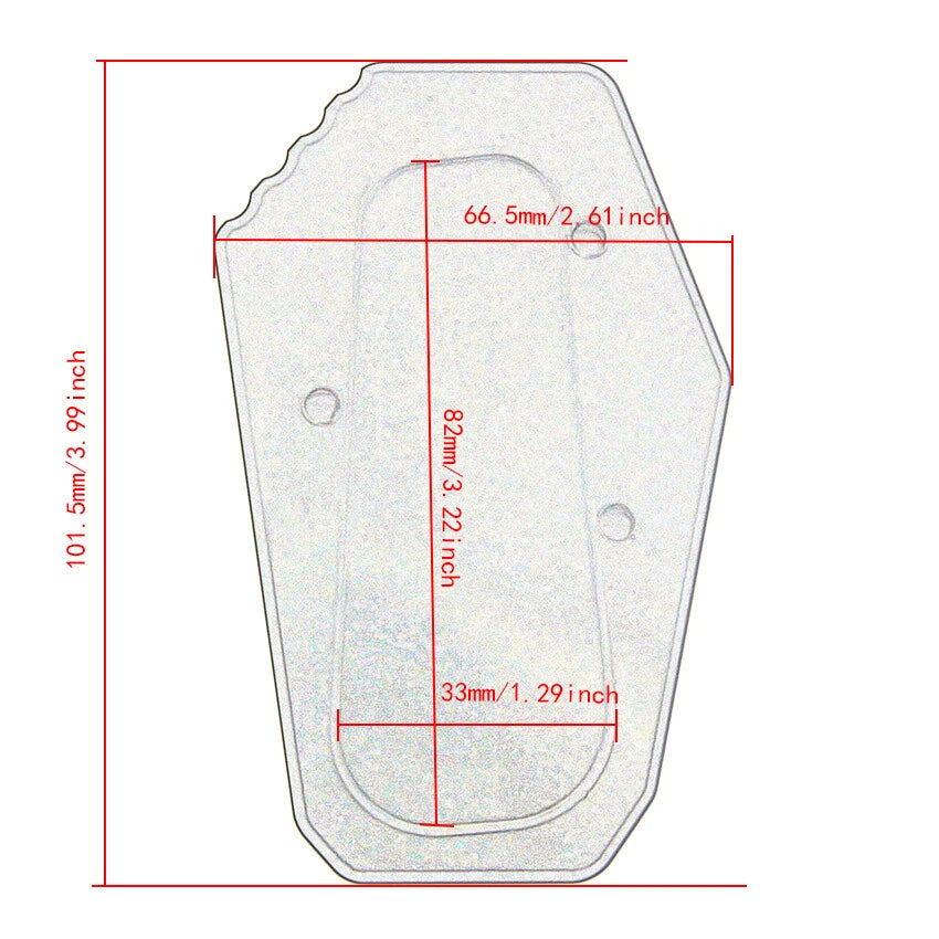 Side Stand Enlarge Plate Kickstand Extension for BMW R1200RT (2014-2018)