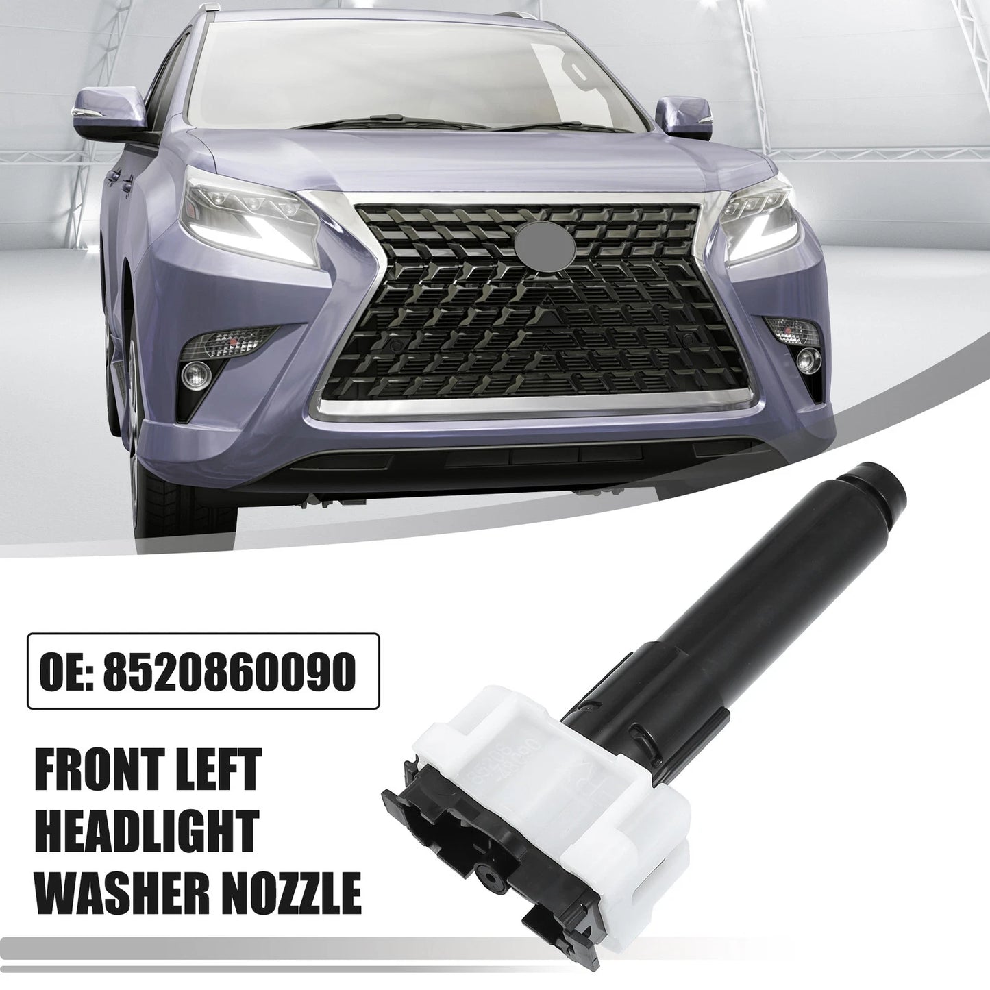 Front Left Headlight Washer Nozzle for Lexus GX460 (2014-2017)