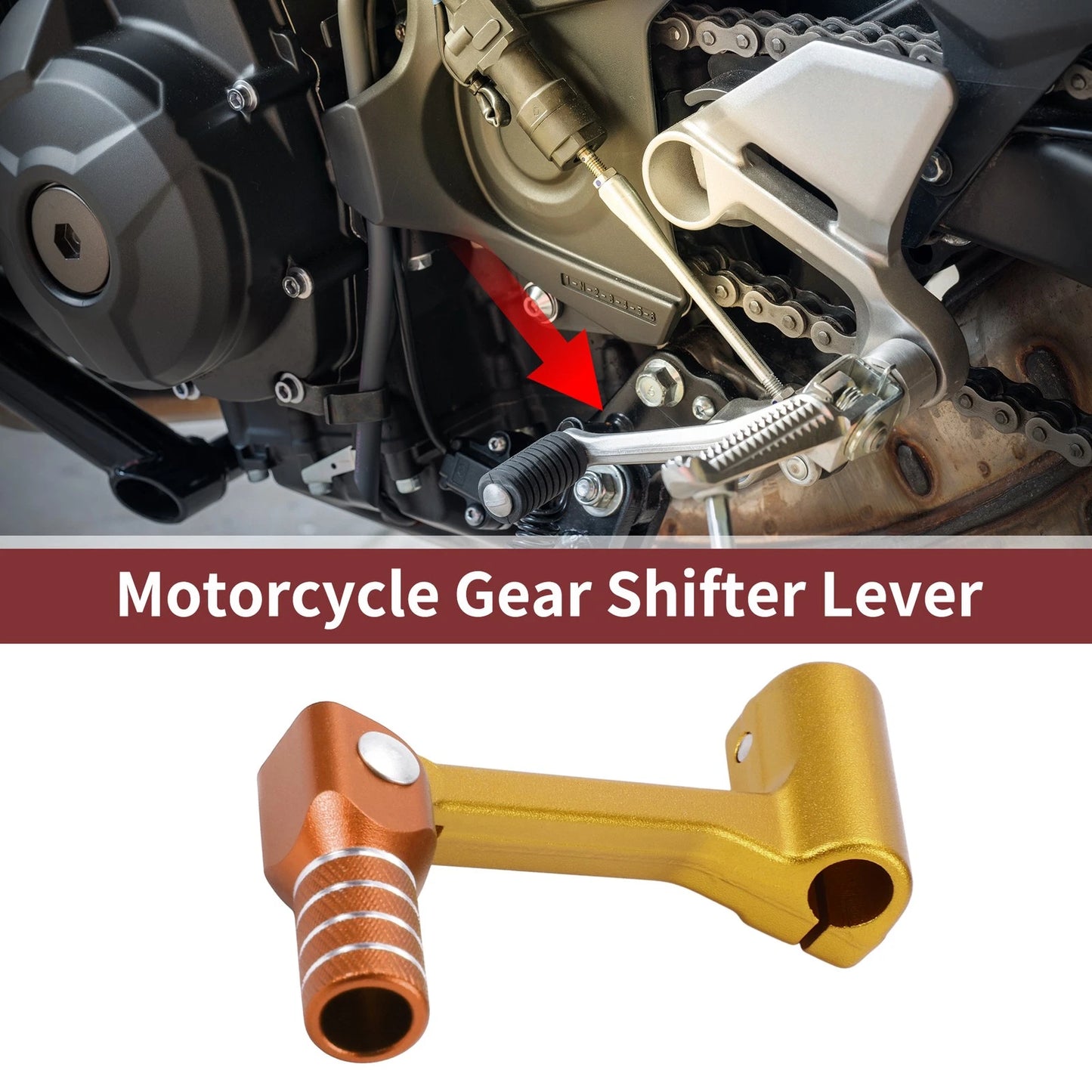 Foldable Motorcycle Gear Shifter Lever for Bosuer Cheetah
