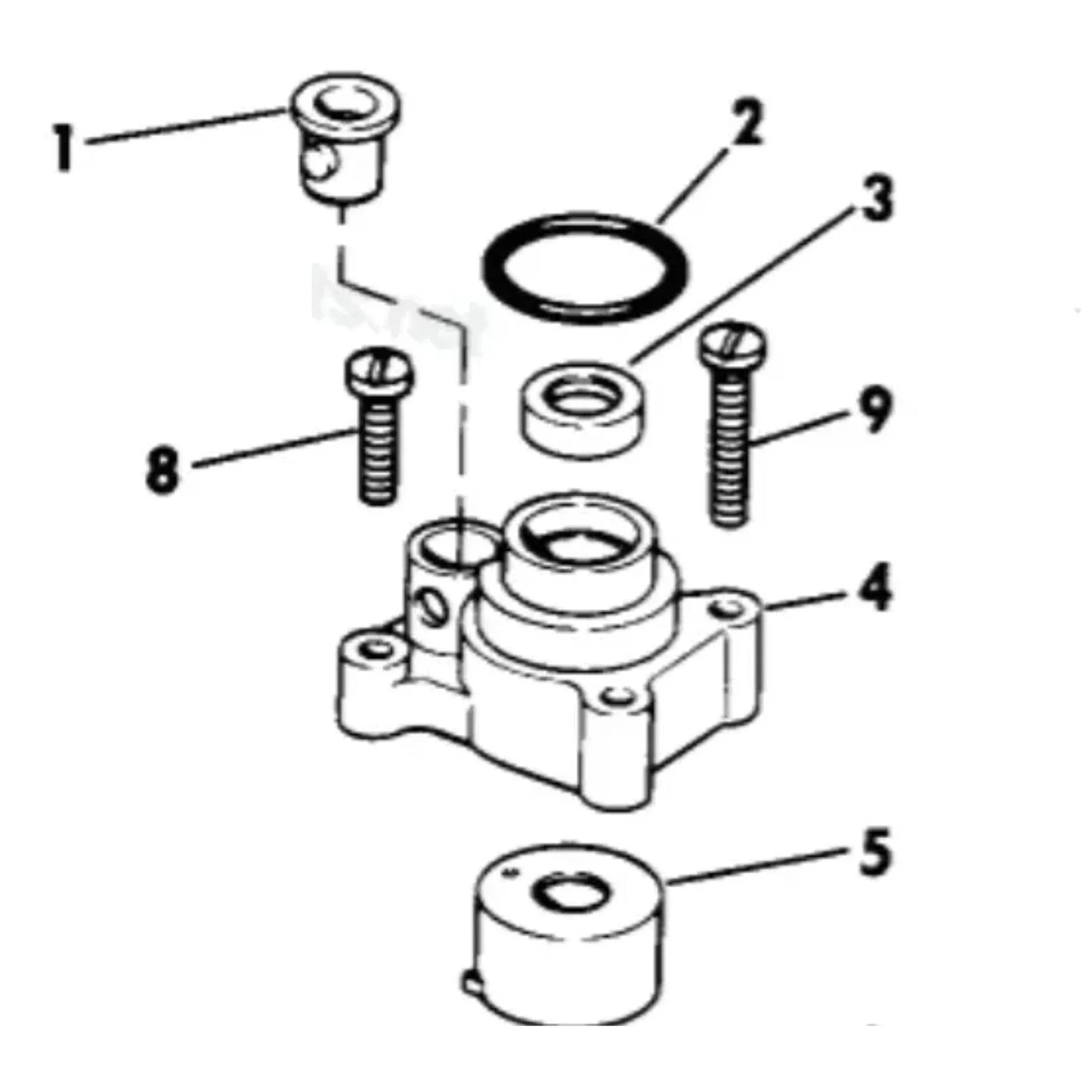 Oil Seal for OMC Evinrude Johnson Outboard Engines (2 Pcs)