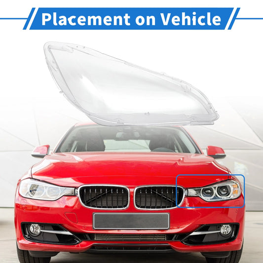 1 x Front Left Headlight Lens Cover for BMW X1 (2010-2015)