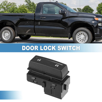 Door Lock Switch Front Left Driver for Chevrolet Silverado 1500