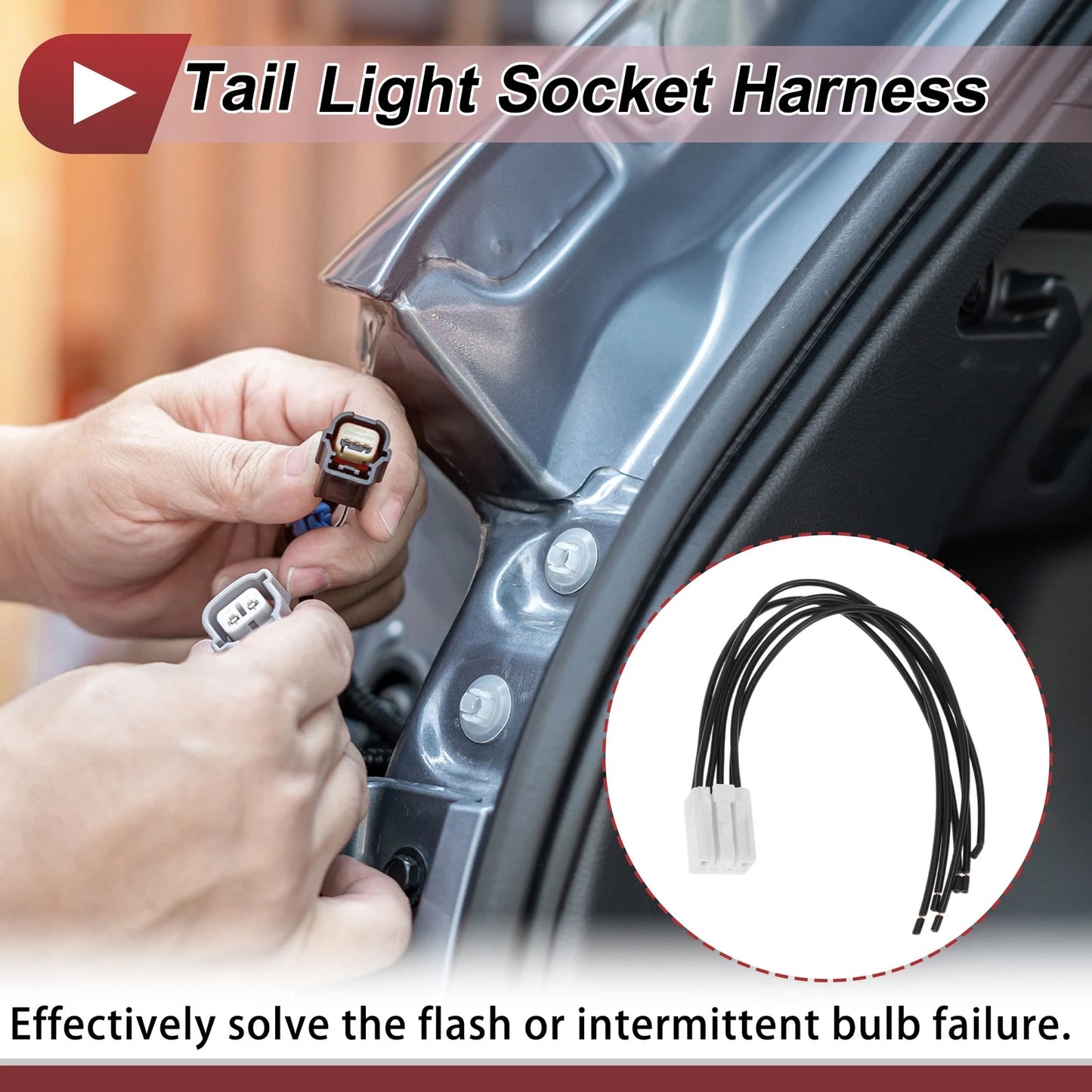 Tail Light Socket Wiring for Toyota 4Runner (2003–2009)