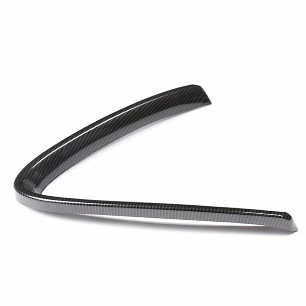Carbon Fiber ABS Front Grille Cover & Logo Ring Trim for Alfa Romeo Stelvio (2017-2023)
