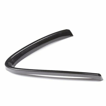 Carbon Fiber ABS Front Grille Cover & Logo Ring Trim for Alfa Romeo Stelvio (2017-2023)