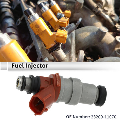 Fuel Injector 23209-11070 for Lexus ES300 3.0L (1989-1995) 1 Pc Reddish Brown
