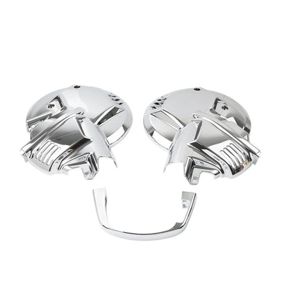 Chrome Front Brake Rotor Disc Covers for Honda Goldwing GL1500 88-00