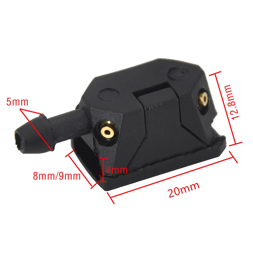 Front Windscreen Wiper Arm Washer Nozzle Jets for Universal 9mm/8mm