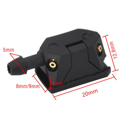 Front Windscreen Wiper Arm Washer Nozzle Jets for Universal 9mm/8mm