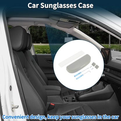 Sunglasses Case for Ford Puma MK2 ST Line X 2020-2025 ABS Gray 1 Set