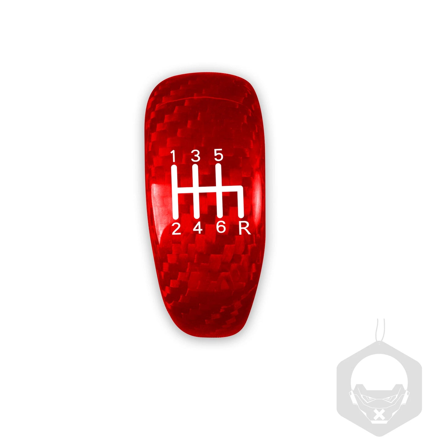 Carbon Fiber Red Gear Shift Knob Cover for Nissan 370Z (2009-2018)