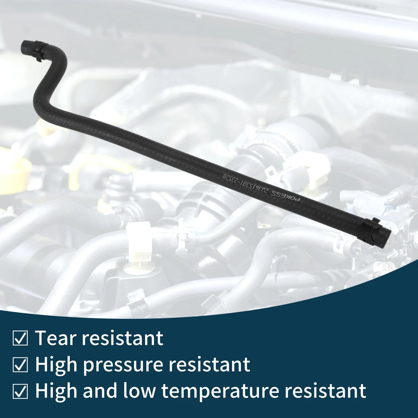 Radiator Hose for Ford Fiesta 2009-2010 Rubber Coolant Pipe