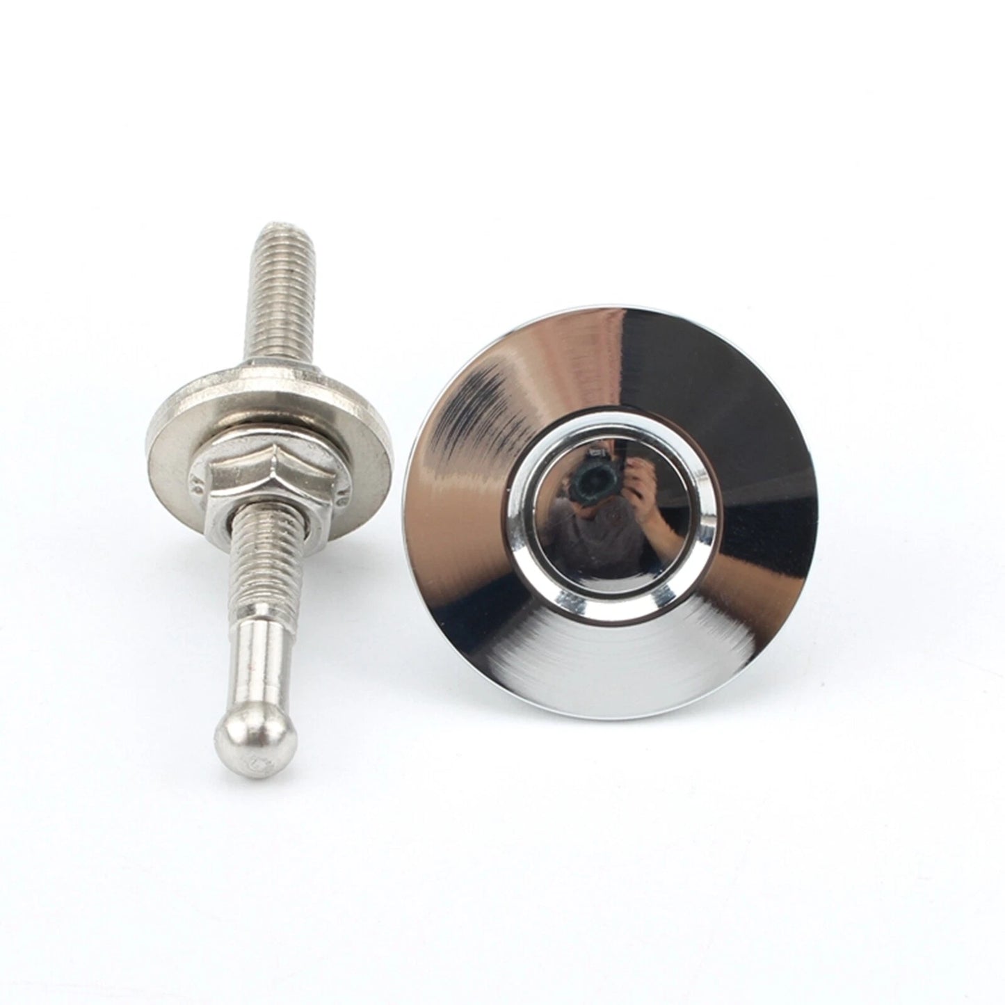 2 x Push Button Quick Release Bonnet Pins for Car Bumper Latch