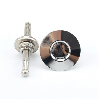 2 x Push Button Quick Release Bonnet Pins for Car Bumper Latch