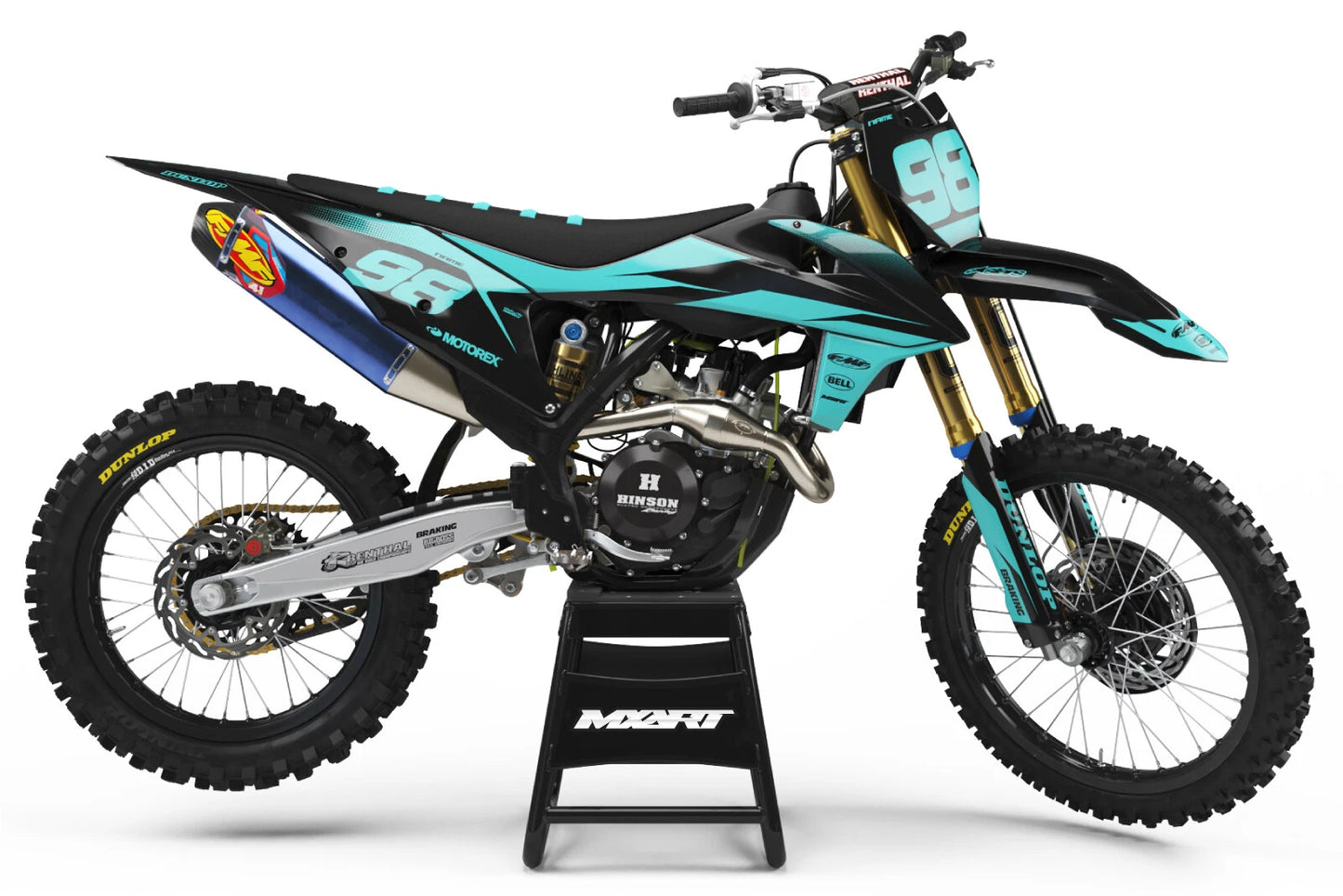 GROOVE TEAL Custom Graphics for KTM 50 SX (2016-2022)