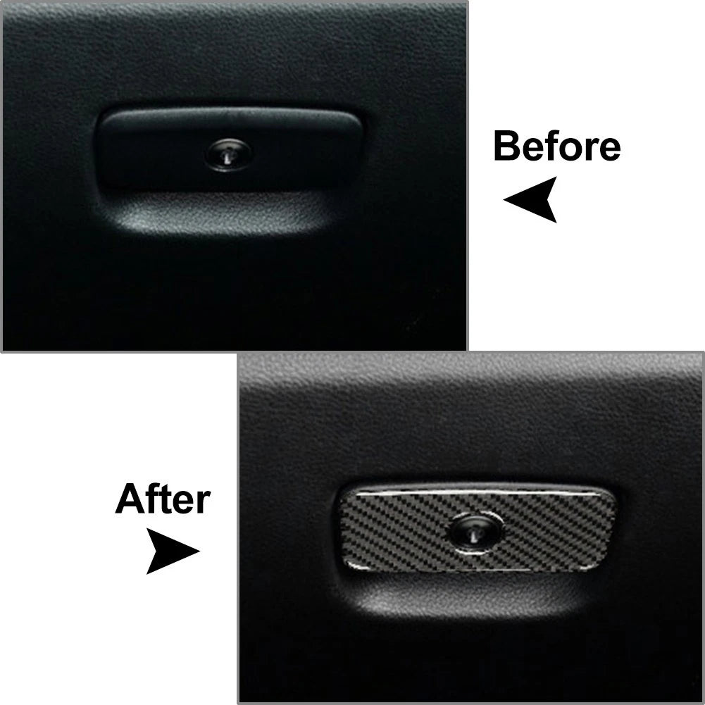 Carbon Fiber Glove Box Switch Handle Cover for Jeep Grand Cherokee (2011-2020)