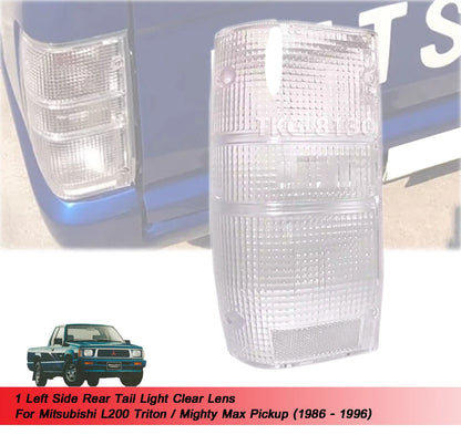 Clear LH Tail Light Lens for Mitsubishi L200 Triton Ute(1986-1996)