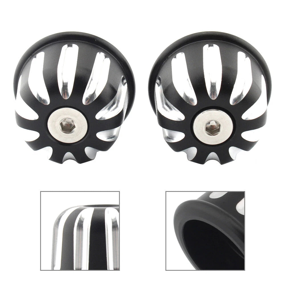 Handlebar Bar End Plug Caps for Triumph Street Speed Twin T120 T100 (2016-2022)
