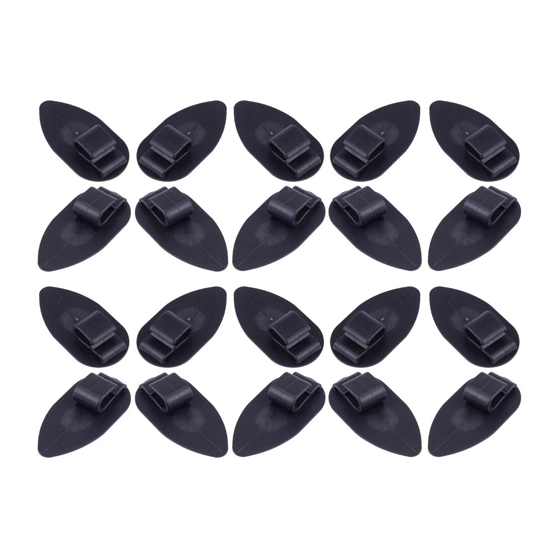 20 x Black Retainer Clips for SUV Floor Trunk Carpet Liner Mat