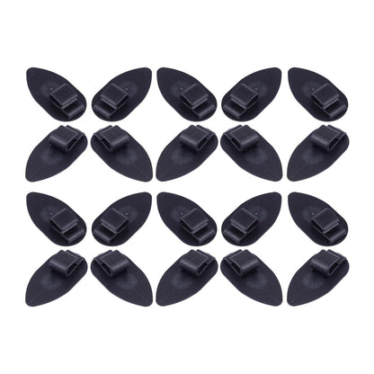 20 x Black Retainer Clips for SUV Floor Trunk Carpet Liner Mat