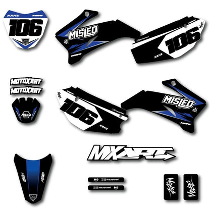 Custom Graphic Kit for Yamaha TTR 110 Decals (2008-2023)