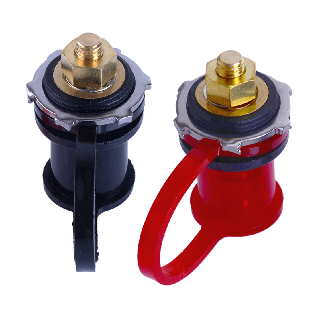 3/8" Brass Terminal Battery Charger Post Body Panel Mount for Car