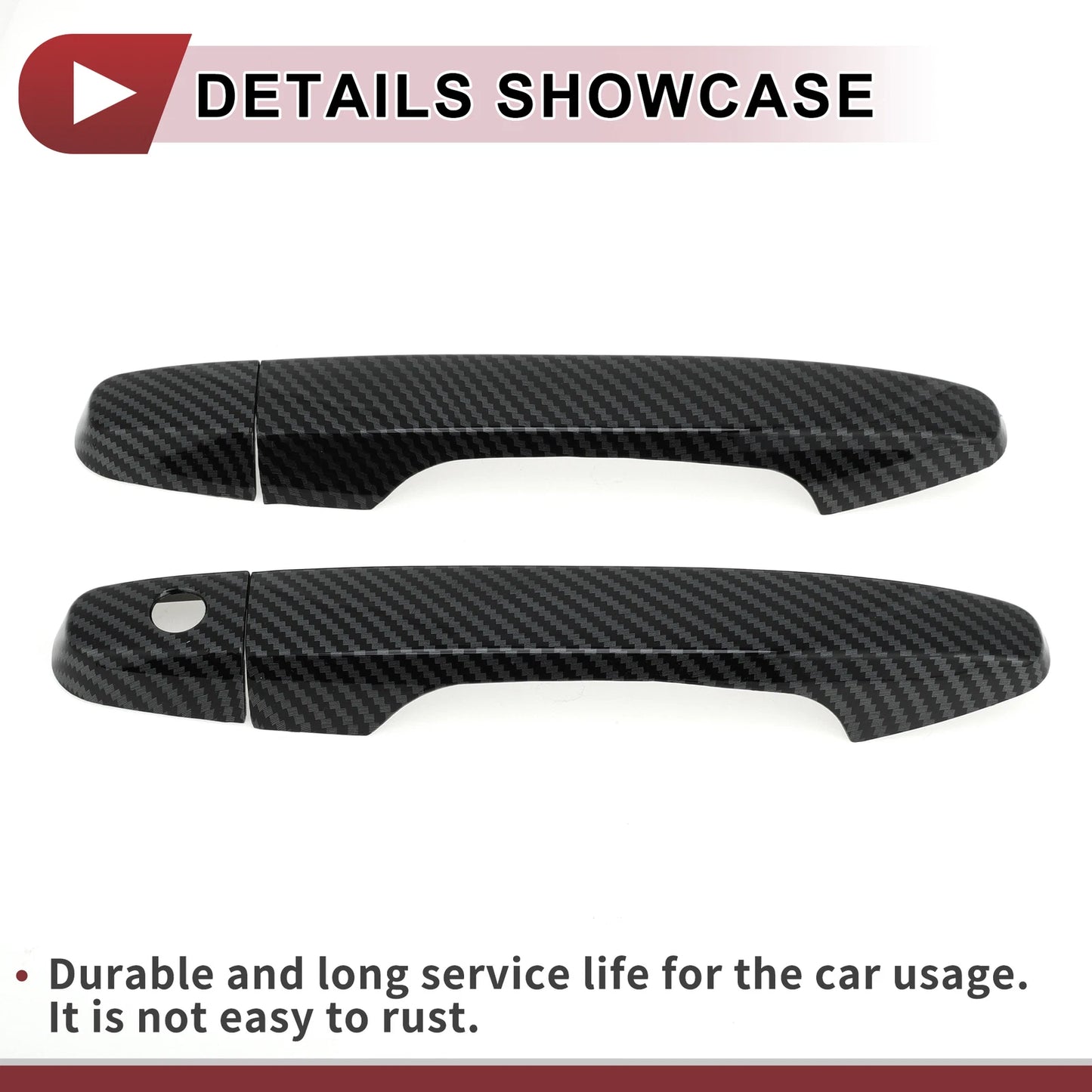 Car Door Handle Covers  for Honda CR-V (2012-2016) Black ABS