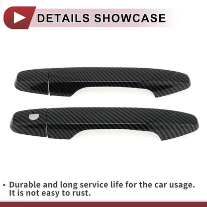 Car Door Handle Covers  for Honda CR-V (2012-2016) Black ABS