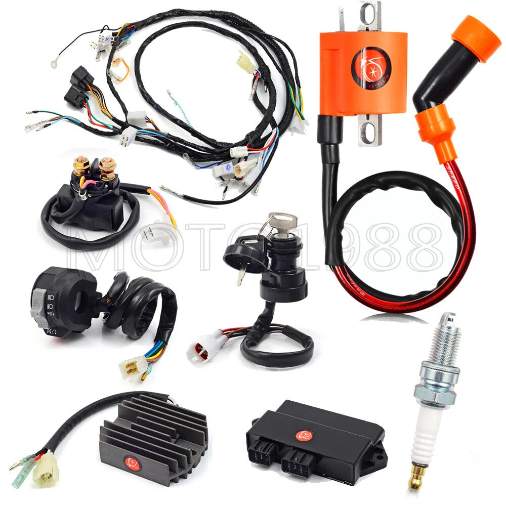 Ignition Coil Wire Harness CDI Kit for Yamaha Warrior 350 YFM350X (1997-2001)