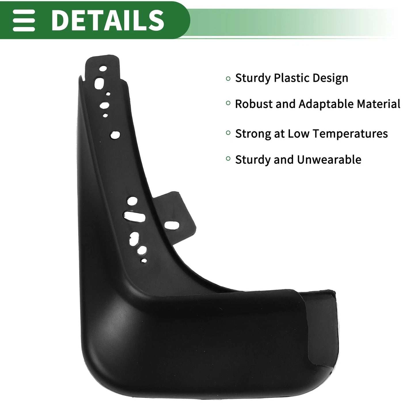 Mud Flaps Splash Guards for Kia K3 Saloon (2016-2018)