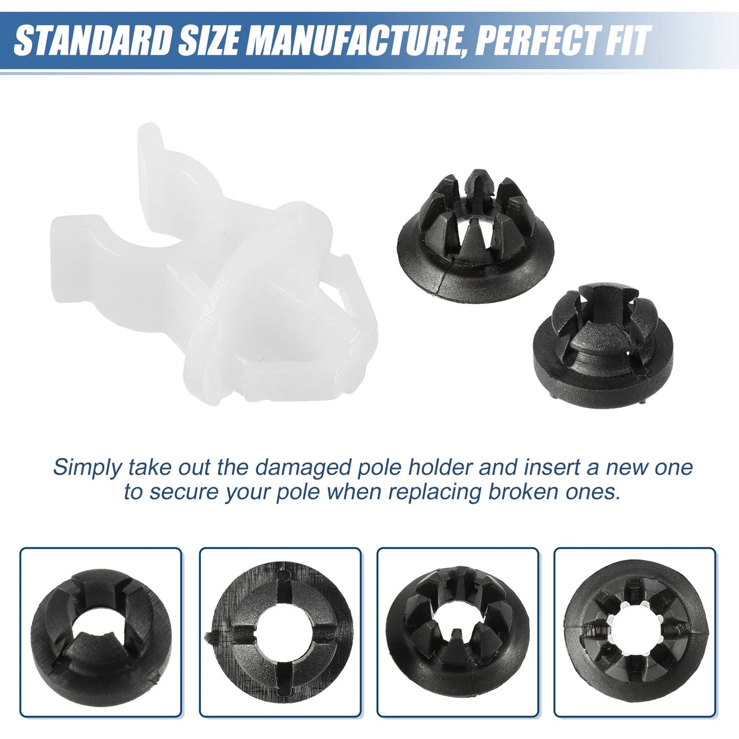 Hood Prop Rod Holder Set for Honda Odyssey (1995-2004)
