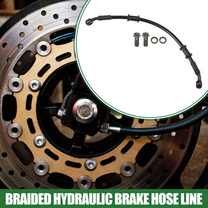 30cm Braided Hydraulic Brake Line Oil Hose for Motorcycle