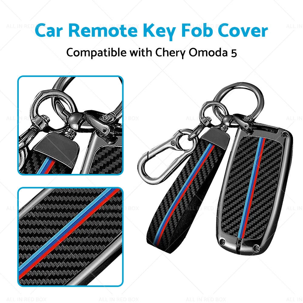 Zinc Alloy Car Remote Key Fob Cover Case for Chery Omoda 5 (2022-2023)