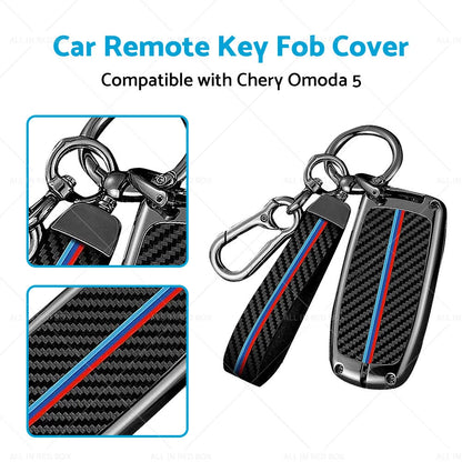 Zinc Alloy Car Remote Key Fob Cover Case for Chery Omoda 5 (2022-2023)
