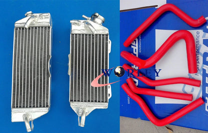 Aluminum Radiator & Black Hose for Kawasaki KX250 (1990-1993)