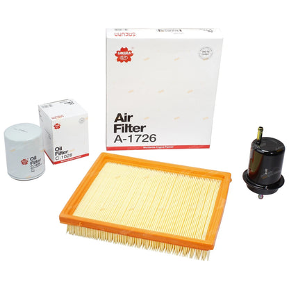 Oil Air Fuel Filter Service Kit for Mazda MPV LV SERIES V6 JE (1993-1999)