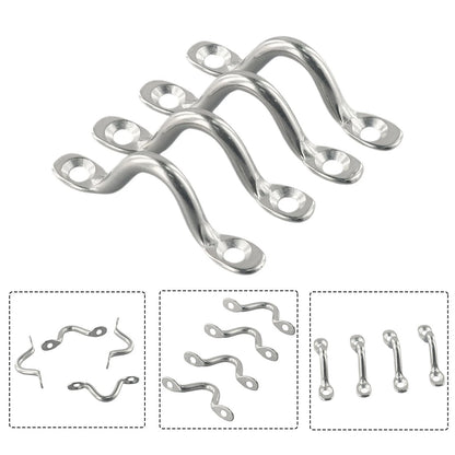 4 x Wire Eye Straps for Yacht Bow Camel Back Canopy