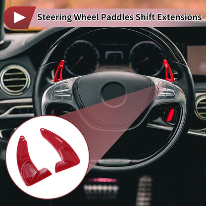 Red Plastic Steering Wheel Paddles for Jeep Grand Cherokee (2014-2020)